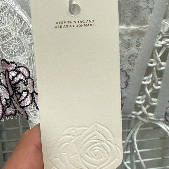 For Love And Lemons Lace Bralette - Cream and Pink - Picture 3 of 7